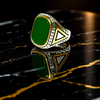 Sterling Silver & Gold Signet Ring