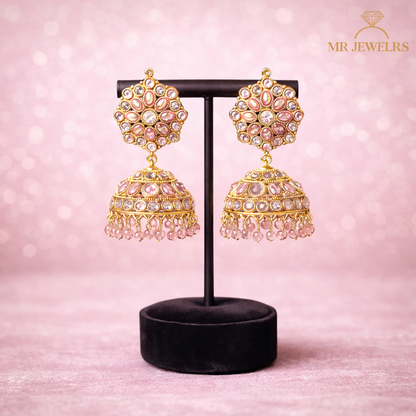 Eloise Gold Jhumka Earrings