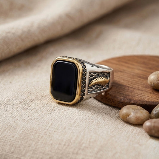 Black Onyx Signature Ring
