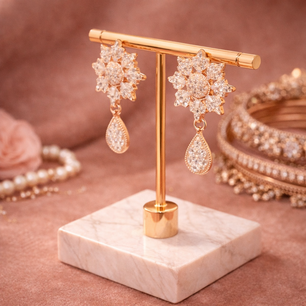 Nova Bloom Drop Earrings