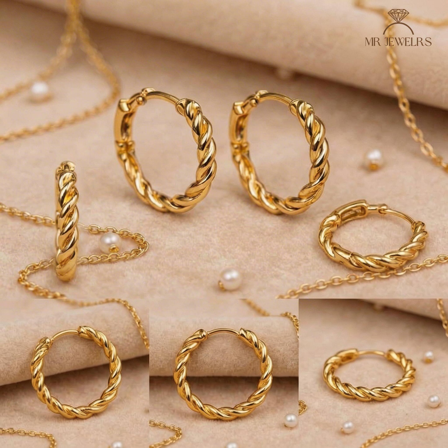 Haisle Twisted Rope Earrings