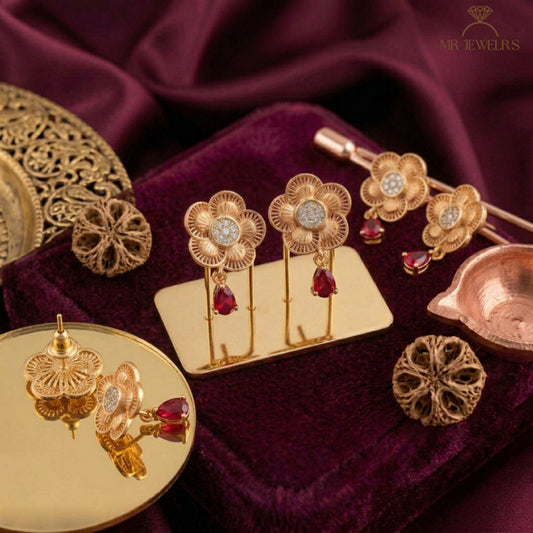 Abrin Bloom Earrings