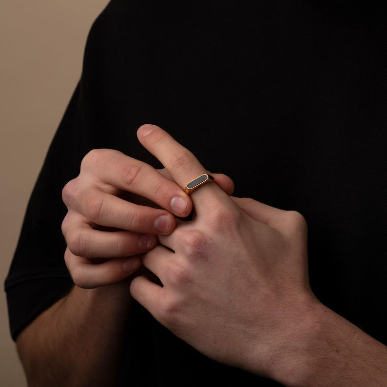 SBG Onyx Signet Ring
